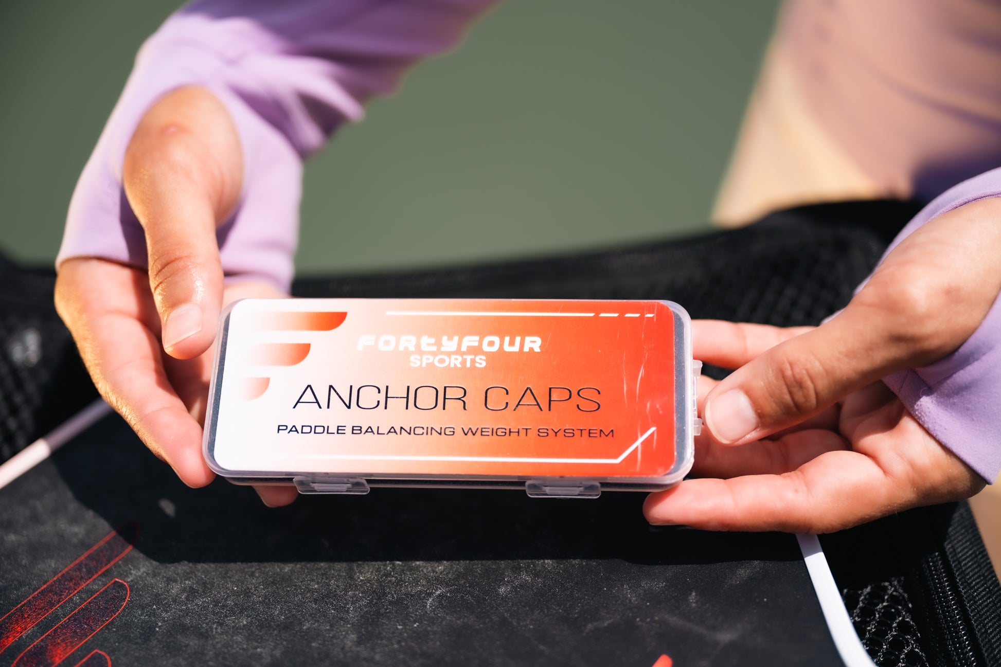 FortyFour Anchor Caps paddle balancing weight system case