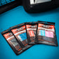 All four FortyFour Edge Tape colorways with pickleball bag