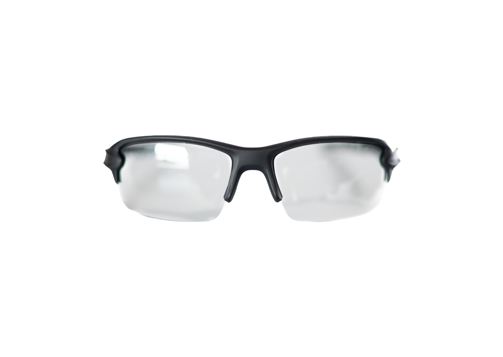 Fortyfour ClearStrike clear sport lens pickleball eyewear front view showing non-tinted UV400 impact-rated lenses