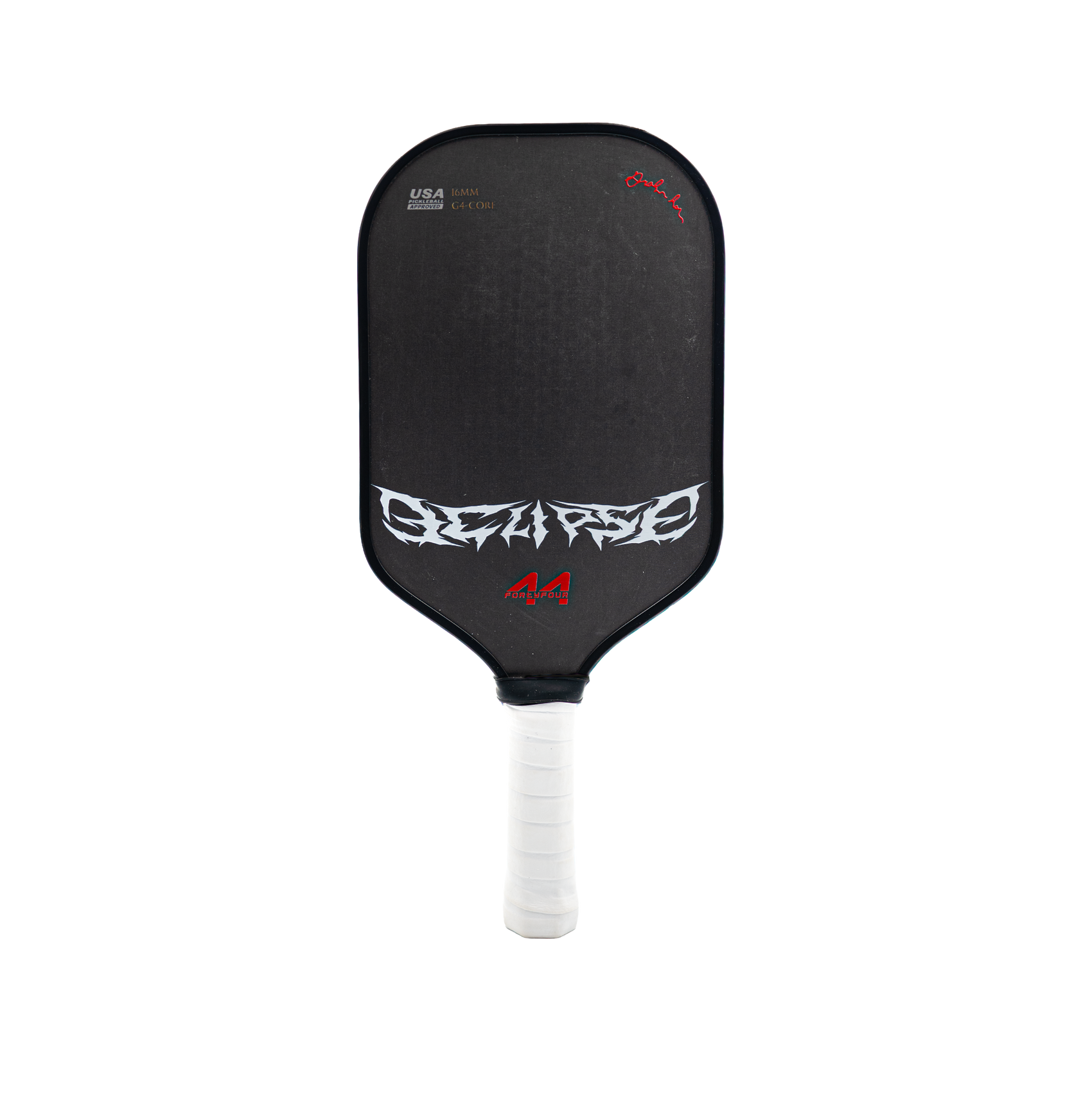 Fortyfour Eclipse Elongated Body EB T700 carbon fiber pickleball paddle with extended hitting zone
