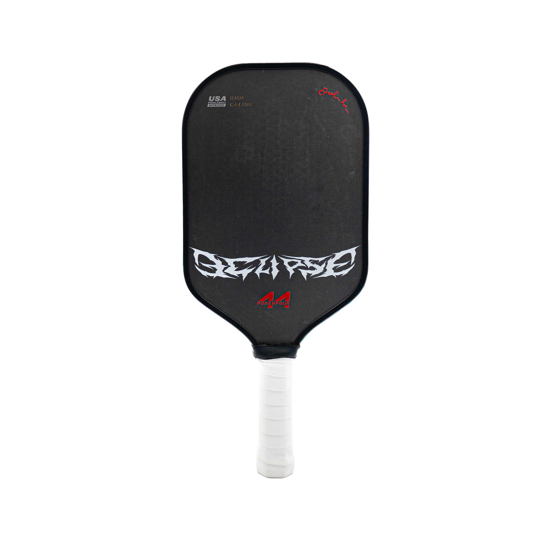 Fortyfour Eclipse Elongated Body EB T700 carbon fiber pickleball paddle with extended hitting zone