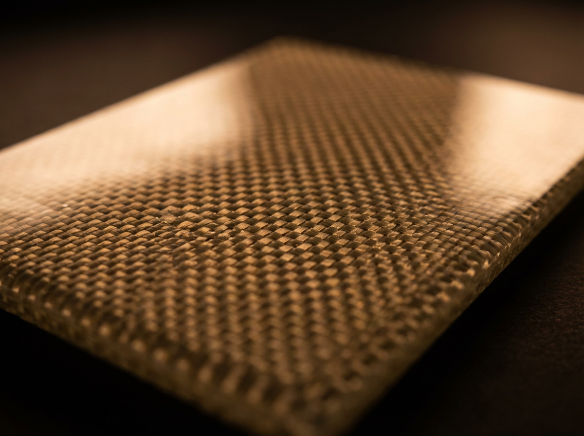 Close-up of Fortyfour Genesis fiberglass paddle face showing woven composite surface for forgiving spin generation
