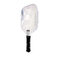 Fortyfour Genesis pickleball paddle side profile showing 14mm polymer honeycomb core thickness