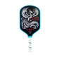 Fortyfour Zephyr X3 fiberglass control pickleball paddle front view showing hybrid shape and textured face