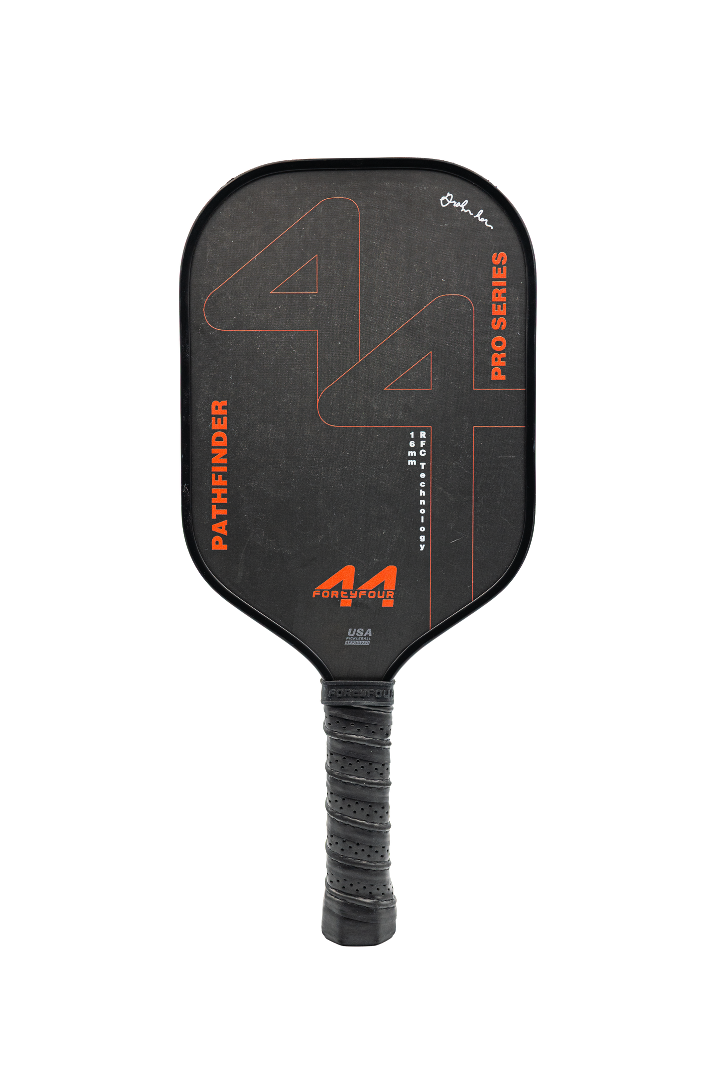 fortyfour sports pickleball paddle with best raw carbon fiber face