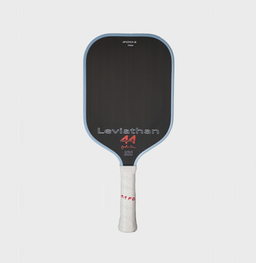 Fortyfour Leviathan pickleball paddle cold-pressed construction and T300 carbon fiber technology breakdown